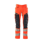 Mascot®Accelerate Safe Arbejdsbukser med knælommer 19579 - 236 - 22210 hi - vis rød/mørk marine - Sikkerhedsgiganten
