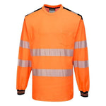 Portwest PW3 Hi - Vis Langærmet T - shirt T185 - Sikkerhedsgiganten