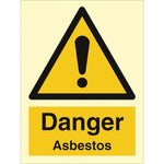 Sign IMO Danger Asbestos 107120 - Sikkerhedsgiganten