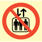 Sign IMO Do not use lift 102115 - Sikkerhedsgiganten