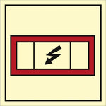 Sign IMO Emergency switchboard 104323 - Sikkerhedsgiganten