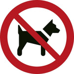 Skilt Hunde forbudt F161 - Sikkerhedsgiganten