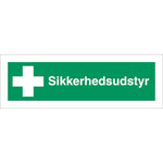 Skilt Sikkerhedsudstyr - Sikkerhedsgiganten
