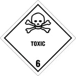 Skilt Toxic/poison kl. 6 fareseddel - Sikkerhedsgiganten