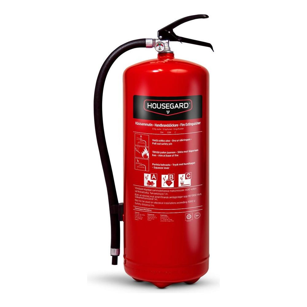 Powder extinguisher 2 kg ABC – Sikkerhedsgiganten
