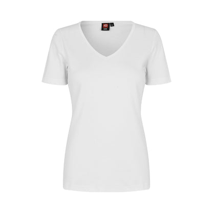 ID Interlock T-shirt | v-hals | dame