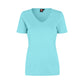 ID Interlock T-shirt | v-hals | dame