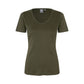 ID Interlock T-shirt | v-hals | dame