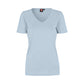 ID Interlock T-shirt | v-hals | dame