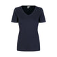 ID Interlock T-shirt | v-hals | dame