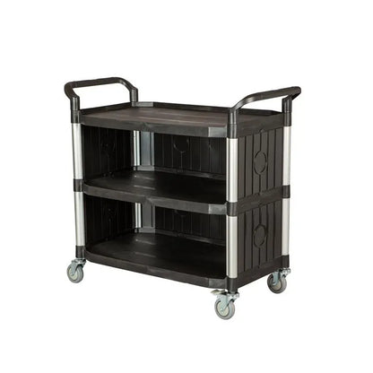 Tina Trolleys Stor fibervogn m/3 hylder & lukkede sider 7791015