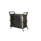 Tina Trolleys Stor fibervogn m/3 hylder & lukkede sider 7791015