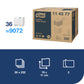 Tork T3 Advanced 2 ply folded Toilet paper 114277