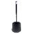 Toilet brush with bowl Black