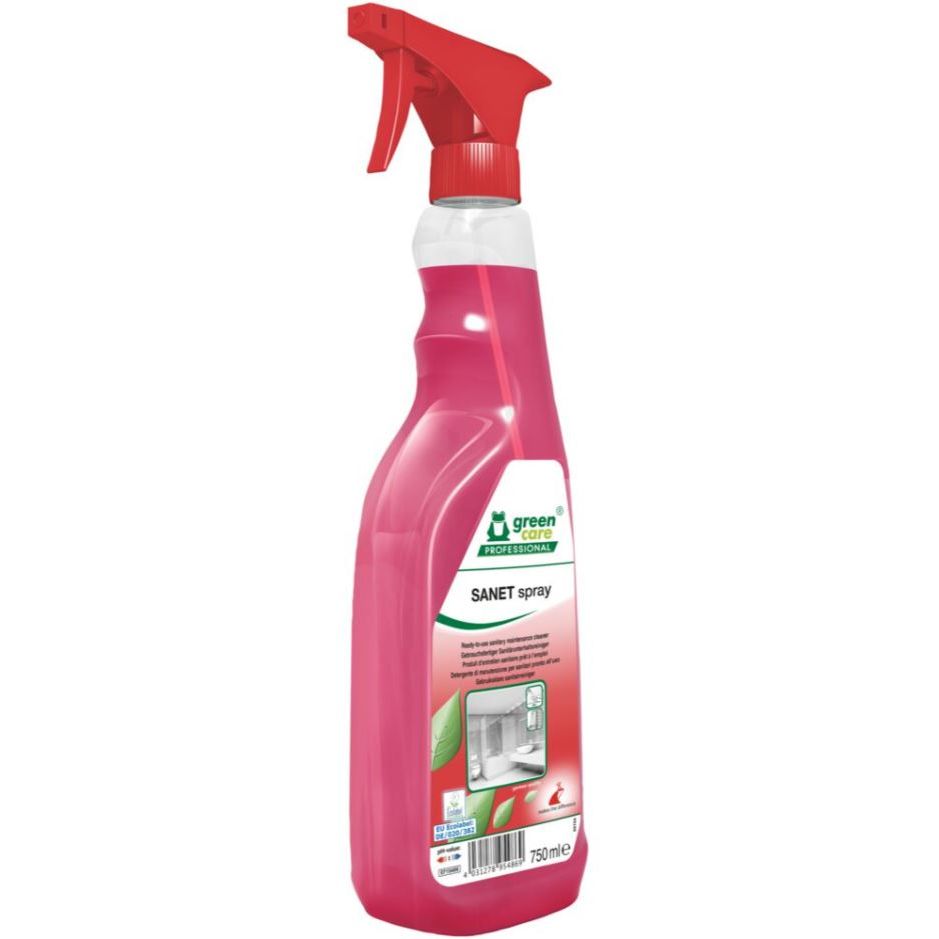 Sanitetsrengøring Green Care Professional SANET Spray 750 ml