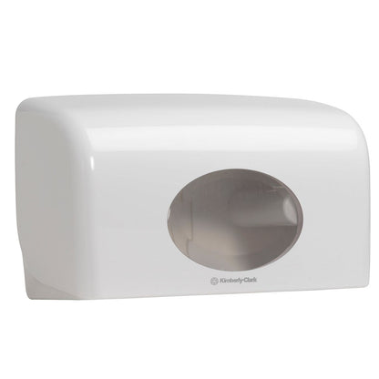 Kimberly-Clark Professional® AQUARIUS™ Dobbelt Toiletrulle Dispenser 6992 (Hvid)