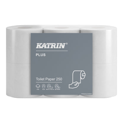 Katrin Plus 2 lager toiletpapir - 42 ruller