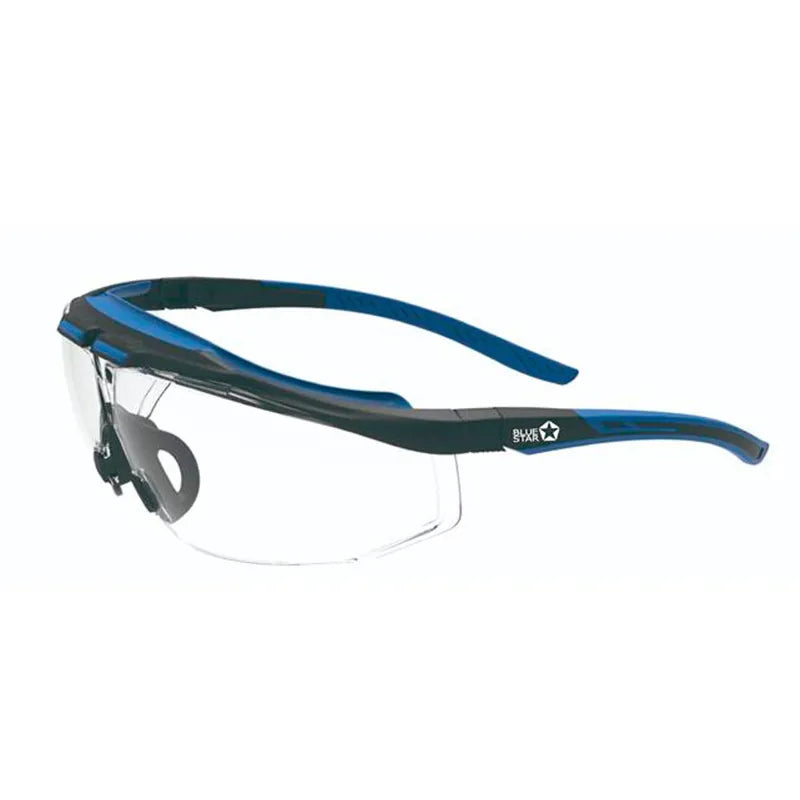 BlueStar sikkerhedsbrille Njord med ekstra beskyttelse i panden klar