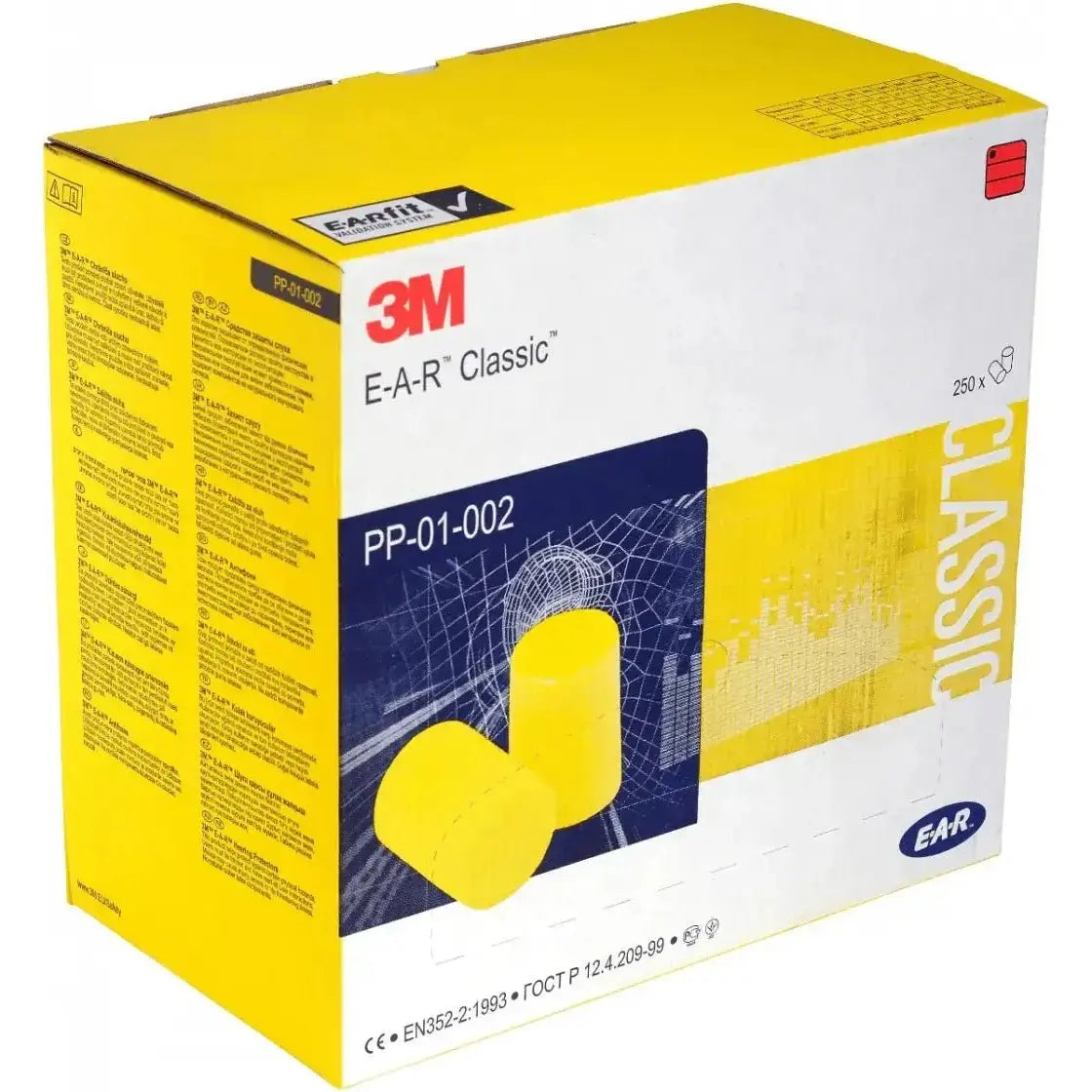 3M E - A - R Classic øreprop - 250 x 1 par/ parvis i æsker - Sikkerhedsgiganten