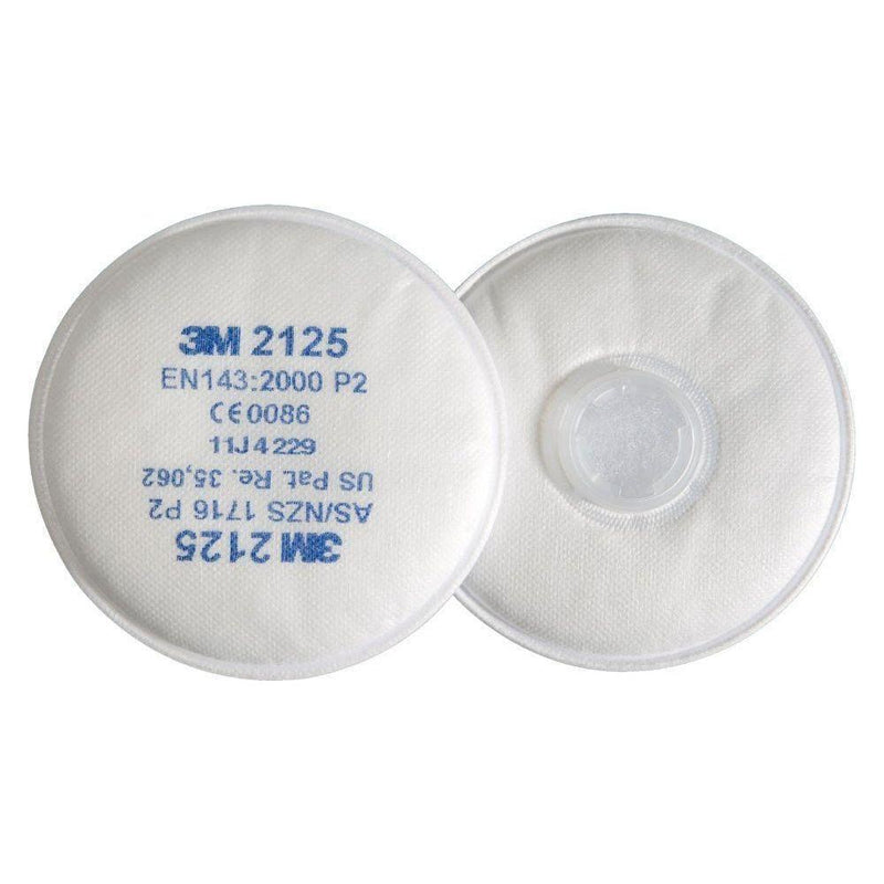 3M P2 2125 partikelfilter til 6000 & 7500 serien - 2 stk.
