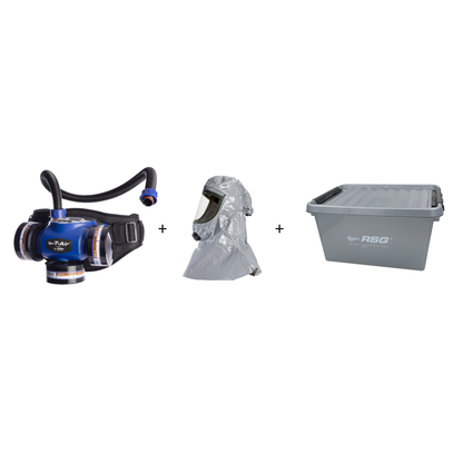 RSG Ready Pack – T-Air PAPR med Decon bælte og CHEM3 hætte (650102-55)