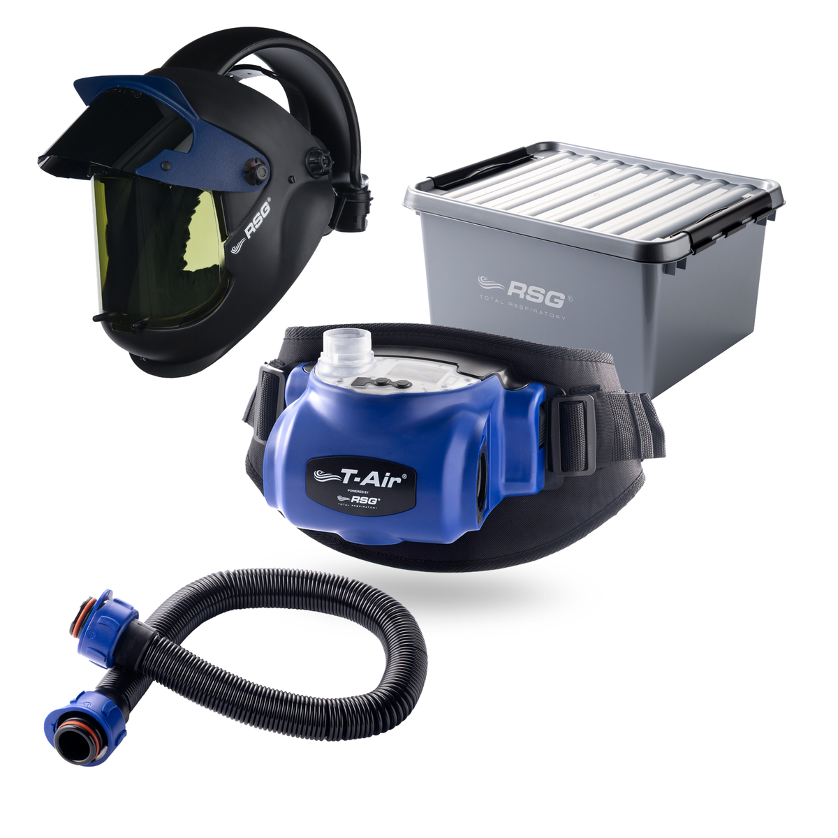 RSG Safety Ready pack T-AirWeld EUROMASKI Turbodrevet Åndedrætsværn