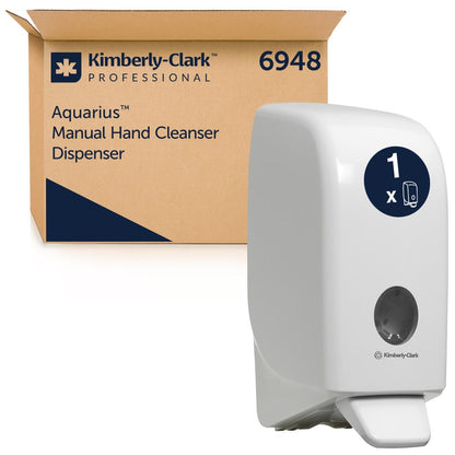 Kimberly-Clark Professional® AQUARIUS™ Manuel Sæbedispenser 6948 (Hvid) | 7173 (Sort)