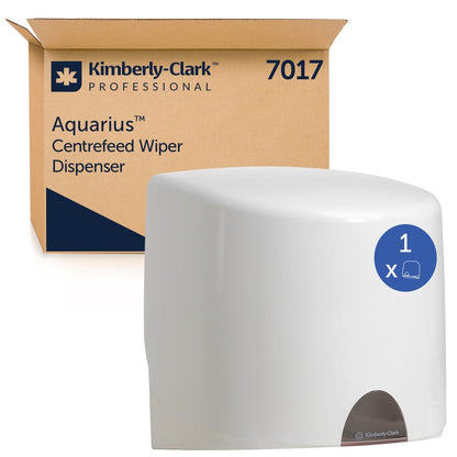 Kimberly-Clark Aquarius™ Dispenser til klude - Centerudtræk Ruller / Hvid