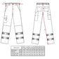 Portwest Hi-vis bukser m/lårlomme E046