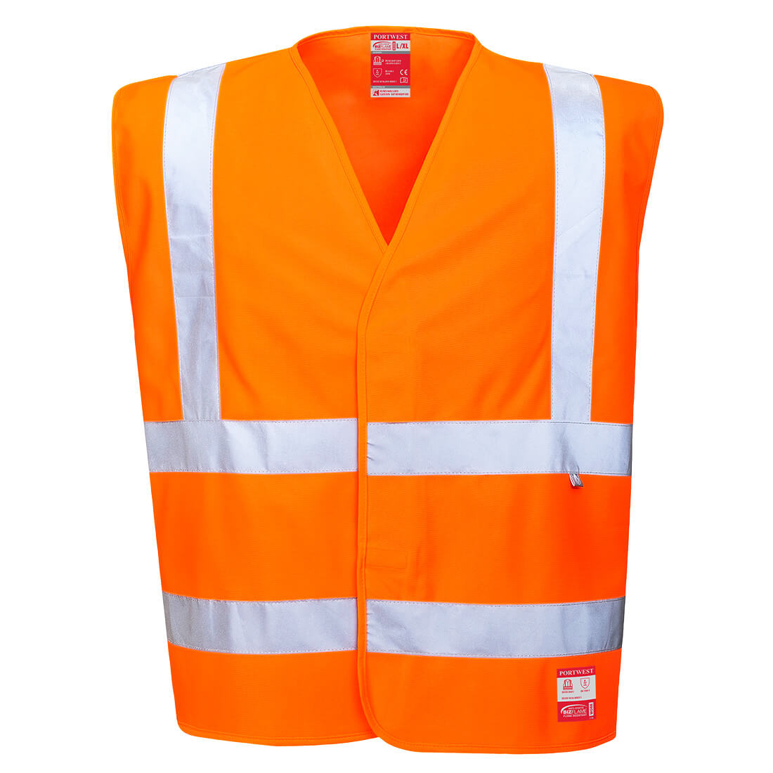 Portwest Hi-Vis Antistatic Flame Retardant Vest FR71O