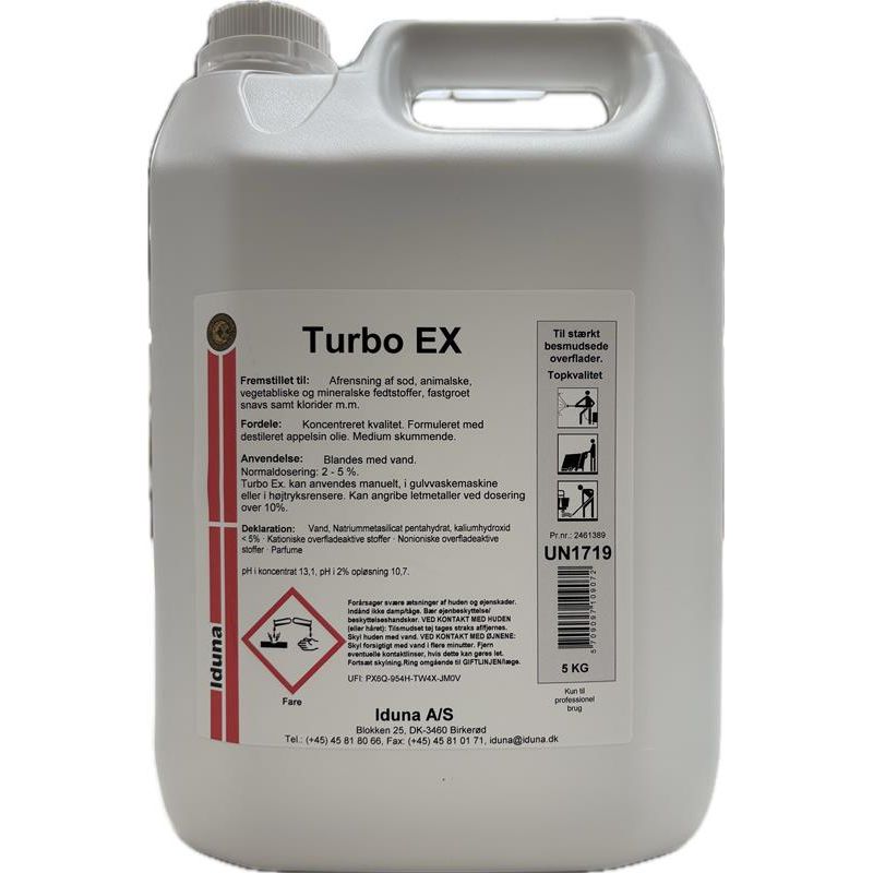 Iduna Turbo EX 5 L – Professionel Grundrens og Affedtningsmiddel
