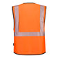 Portwest PW3 hi-vis vest  PW309 Orange/Sort - OUTLET