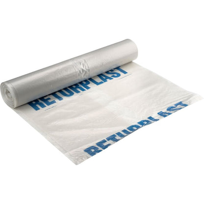 Knudesæk – 200 l, Klar, LDPE (85x160 cm) - 10 Ruller