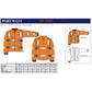 Portwest Hi-Vis 7-i-1 Trafikjakke, RIS RT27