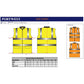 Portwest Hi-Vis 4in1 Traffic Jacket S468