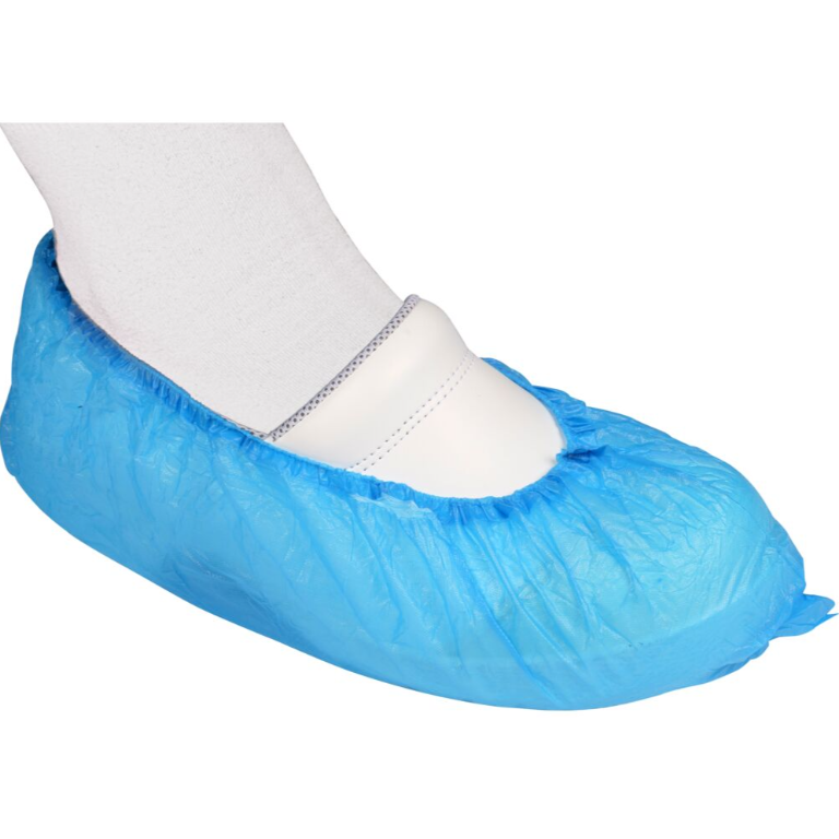 Abena Overtrækssko XL 41 x 15 cm 30 my blå LDPE usteril 100 stk