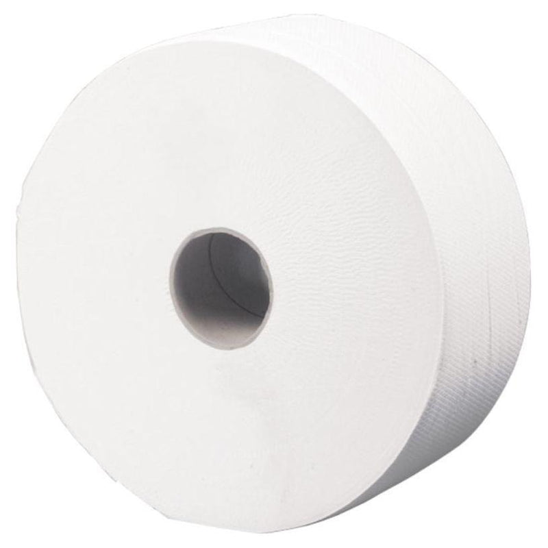 Abena Care-Ness Excellent Midi jumbo 2-lags hvid 6 ruller x 380 meter | Jumbo toiletpapir | Abena | DISCOUNT