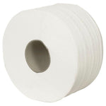 ABENA Care - Ness Excellent Mini jumbo toiletpapir 2 - lags hvid 12 ruller x 170m 100% nyfiber - Sikkerhedsgiganten