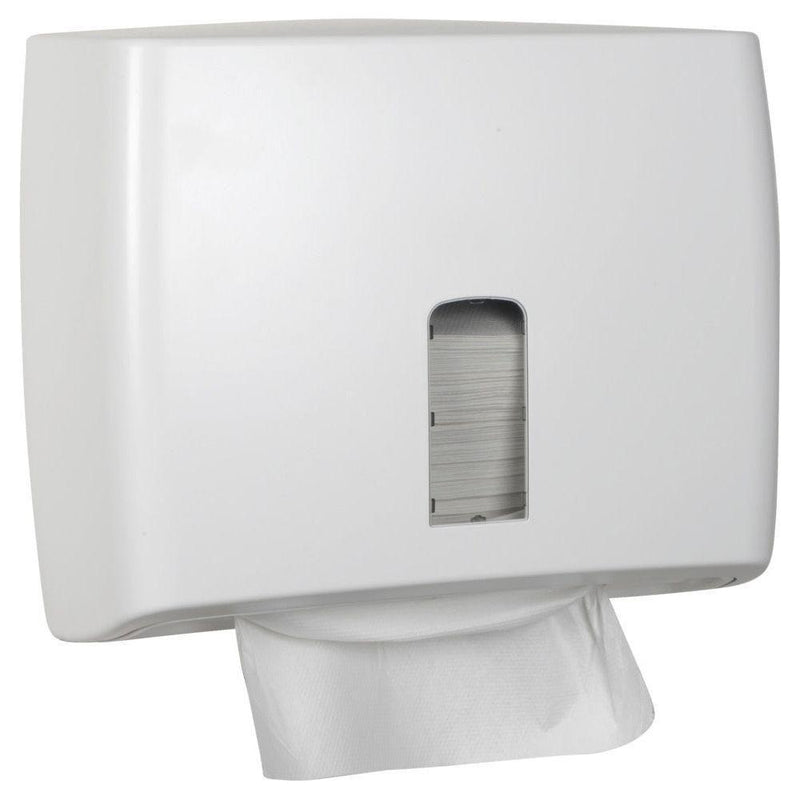 Abena håndklædedispenser mini Classic Recycled hvid - Hvid | Dispenser | Hvid