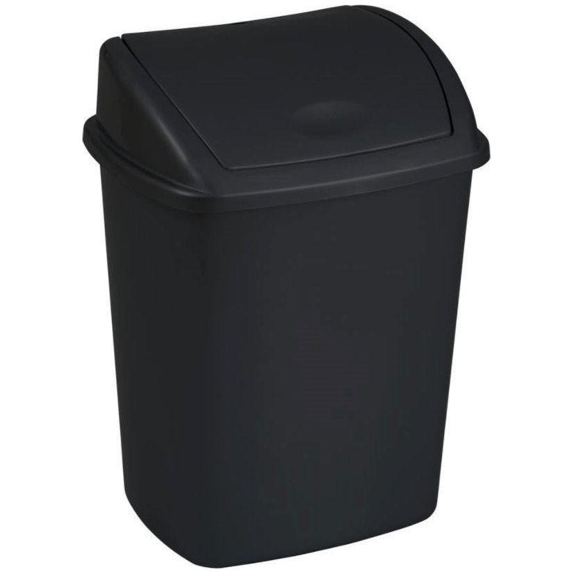 Abena - Plastik Affaldsspand med sving låg 15 Liter - Sikkerhedsgiganten