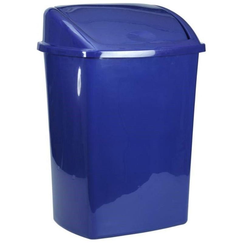 Abena - Plastik Affaldsspand med sving låg 15 Liter - Blå | Spande | 300 mm | Abena