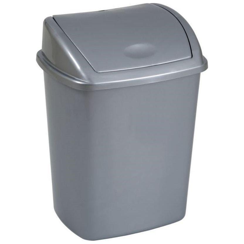 Abena - Plastik Affaldsspand med sving låg, 50 Liter - Flere Farver - Sikkerhedsgiganten
