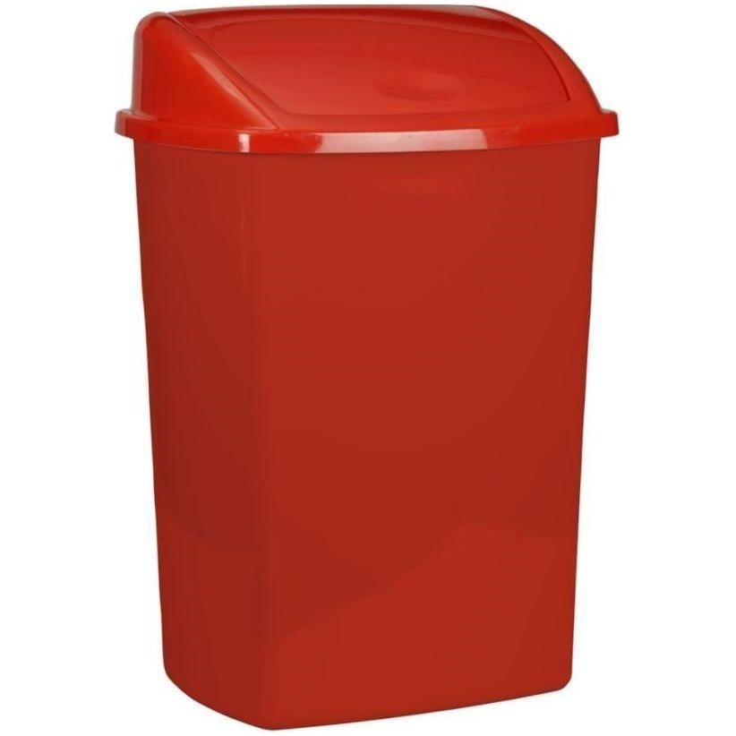 Abena - Plastik Affaldsspand med sving låg, 50 Liter - Flere Farver - Sikkerhedsgiganten