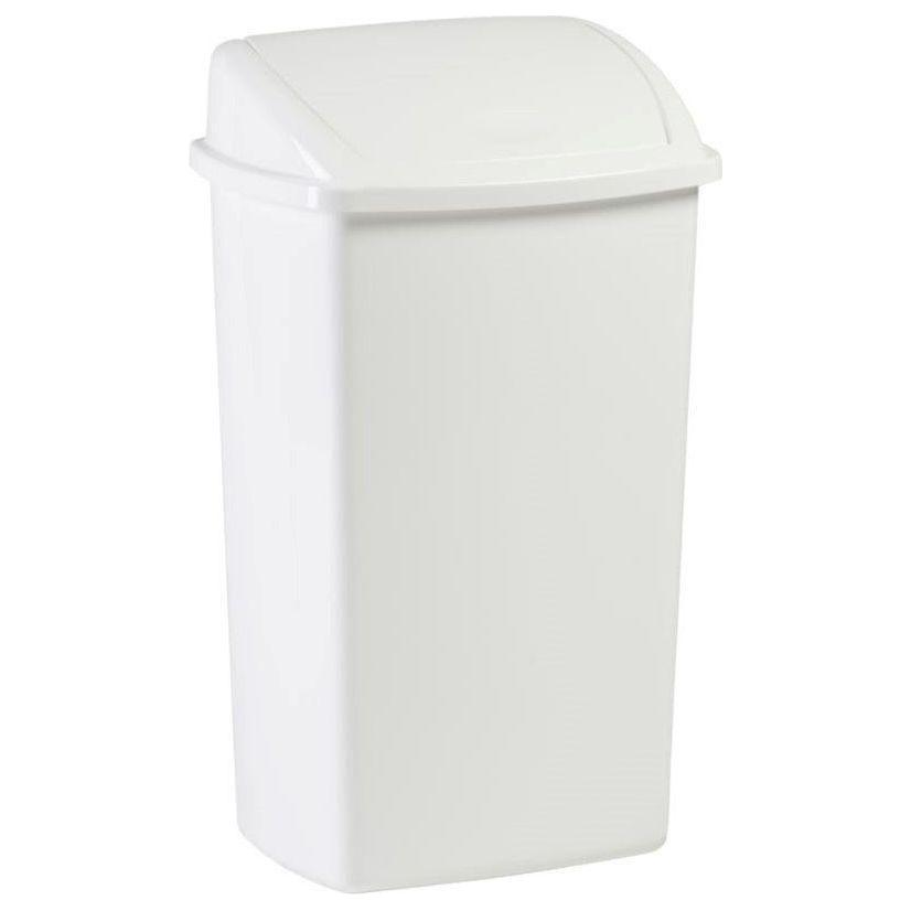 Abena - Plastik Affaldsspand med sving låg, 50 Liter - Flere Farver - Sikkerhedsgiganten