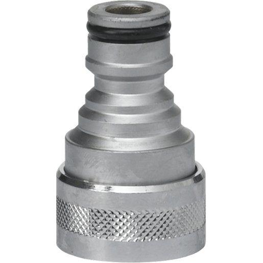 Adapter til Gardena, Vikan, 1/2" - lynkobling, forkromet messing - Sikkerhedsgiganten