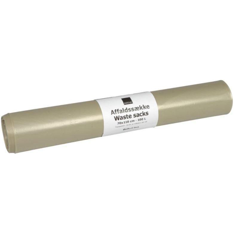Affaldssæk Lux 70 x 110 55 my 100 liter klar - Sikkerhedsgiganten