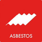 Affaldsskilt Asbestos - Sikkerhedsgiganten