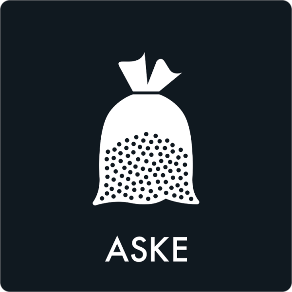 Affaldsskilt Aske - Sikkerhedsgiganten