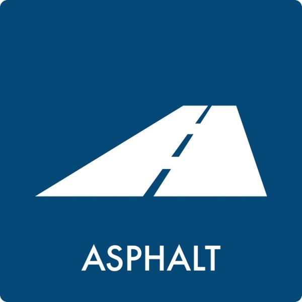 Affaldsskilt Asphalt - Sikkerhedsgiganten