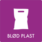 Affaldsskilt Blød plast - Sikkerhedsgiganten